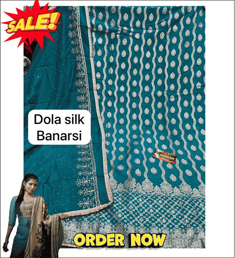 Premium Banarasi Dola Silk